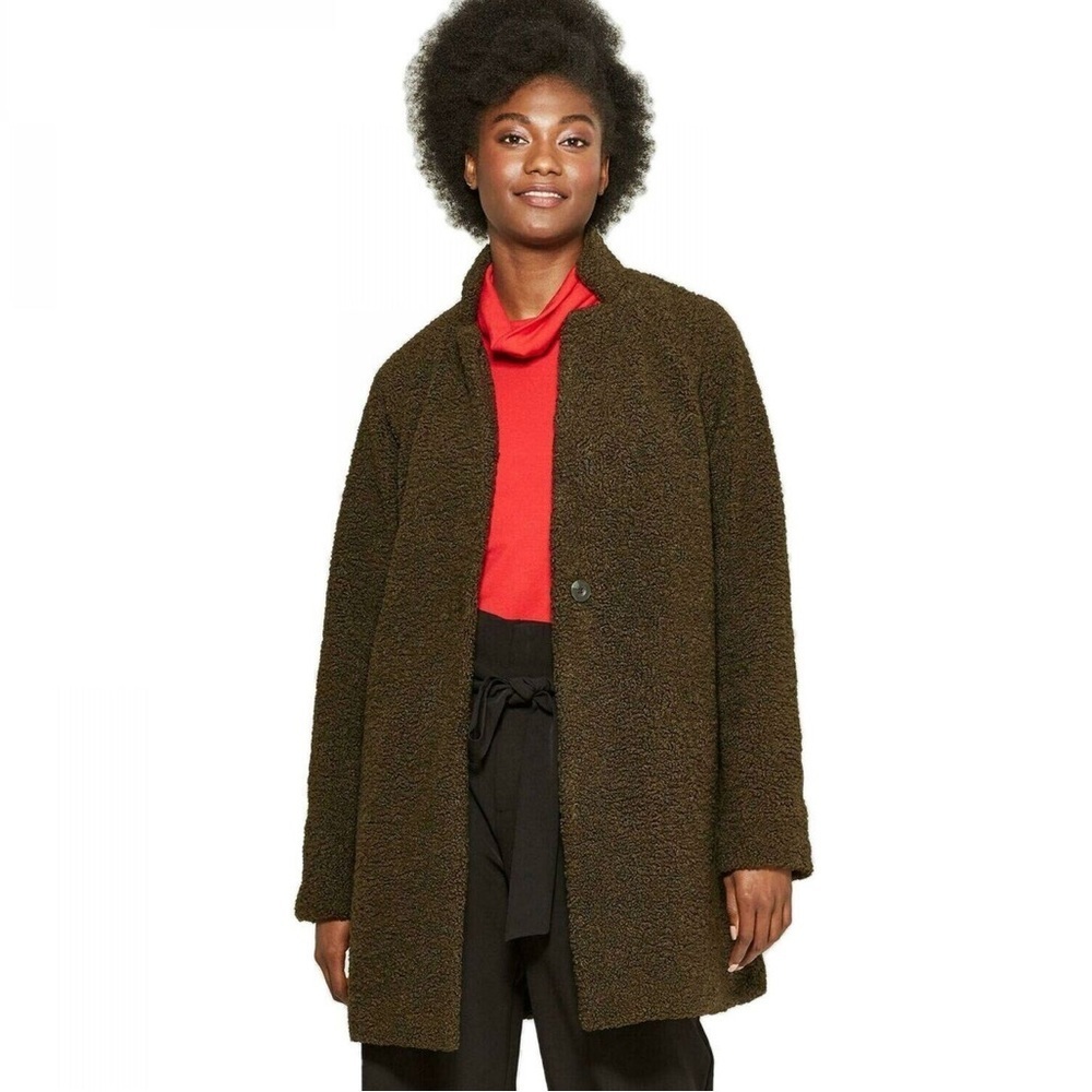 a new day Green Teddy Jacket